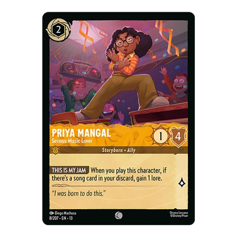 Attack of the Vine! (13) - Priya Mangal - Serious Music Lover (#8/207) (Near Mint)