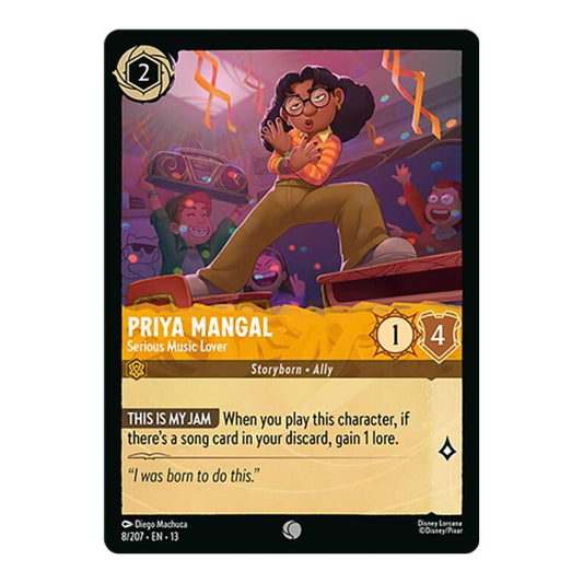 Attack of the Vine! (13) - Priya Mangal - Serious Music Lover (#8/207) (Near Mint)