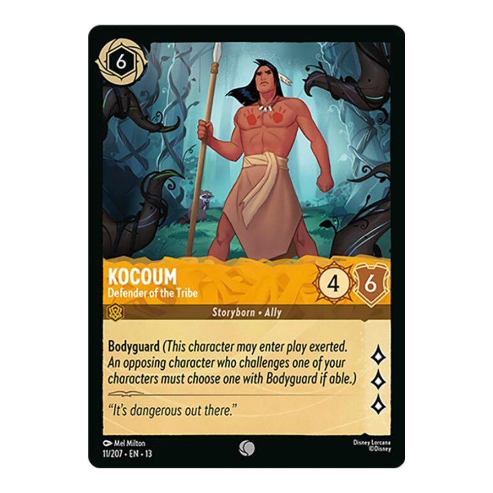 Attack of the Vine! (13) - Kocoum - Defender of the Tribe (#11/207) (Near Mint)