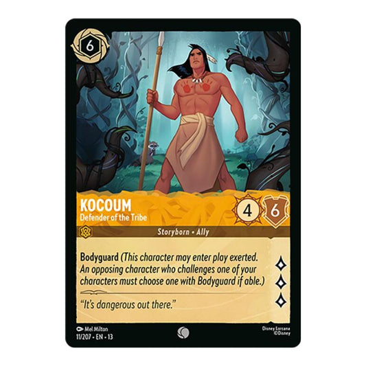 Attack of the Vine! (13) - Kocoum - Defender of the Tribe (#11/207) (Near Mint)