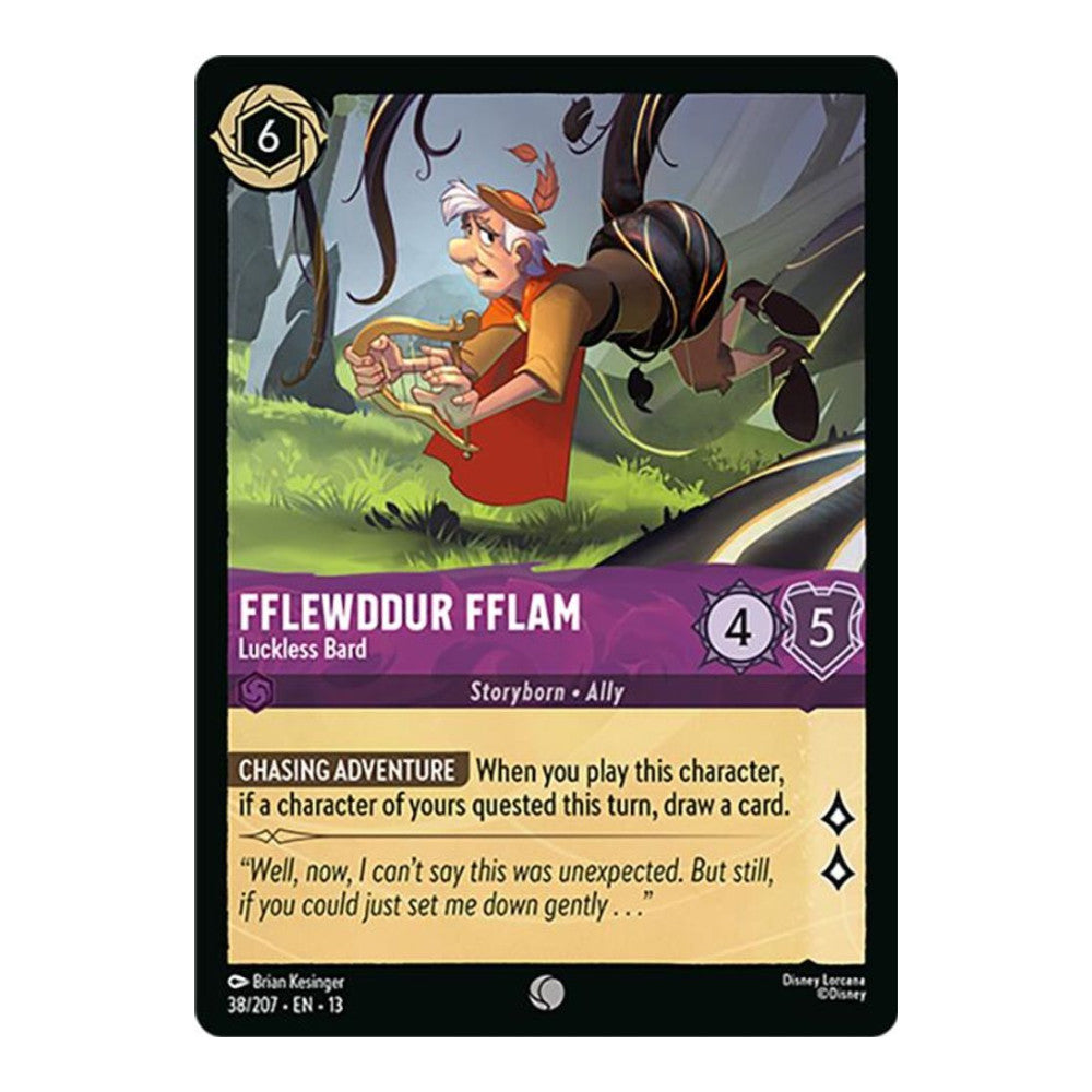 Attack of the Vine! (13) - Fflewddur Fflam - Luckless Bard (#38/207) (Near Mint)