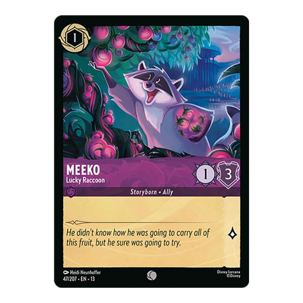 Attack of the Vine! (13) - Meeko - Lucky Raccoon (#47/207) (Near Mint)