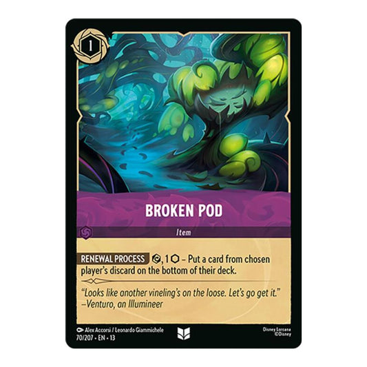 Attack of the Vine! (13) - Broken Pod (#70/207) (Near Mint)