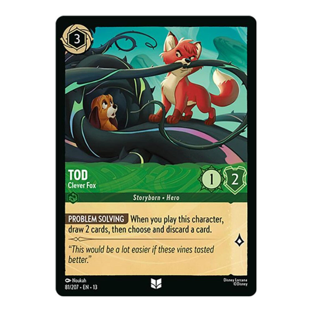 Attack of the Vine! (13) - Tod - Clever Fox (#81/207) (Near Mint)