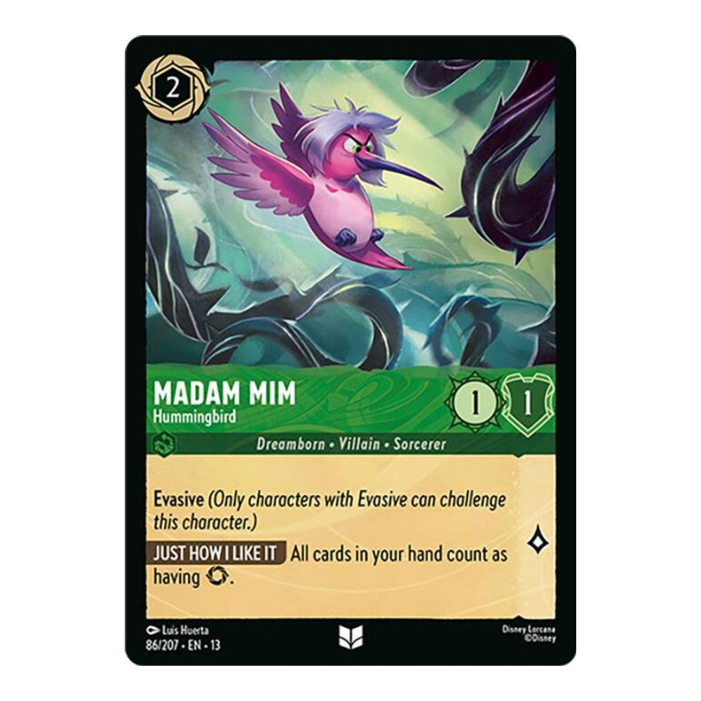 Attack of the Vine! (13) - Madam Mim - Hummingbird (#86/207) (Near Mint)