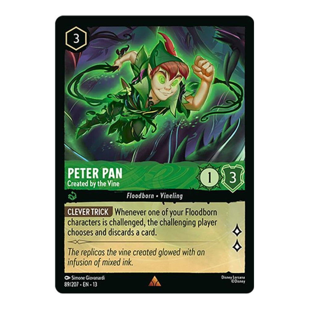 Attack of the Vine! (13) - Peter Pan - Created by the Vine (#89/207) (Near Mint)