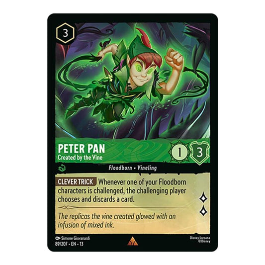 Attack of the Vine! (13) - Peter Pan - Created by the Vine (#89/207) (Near Mint)