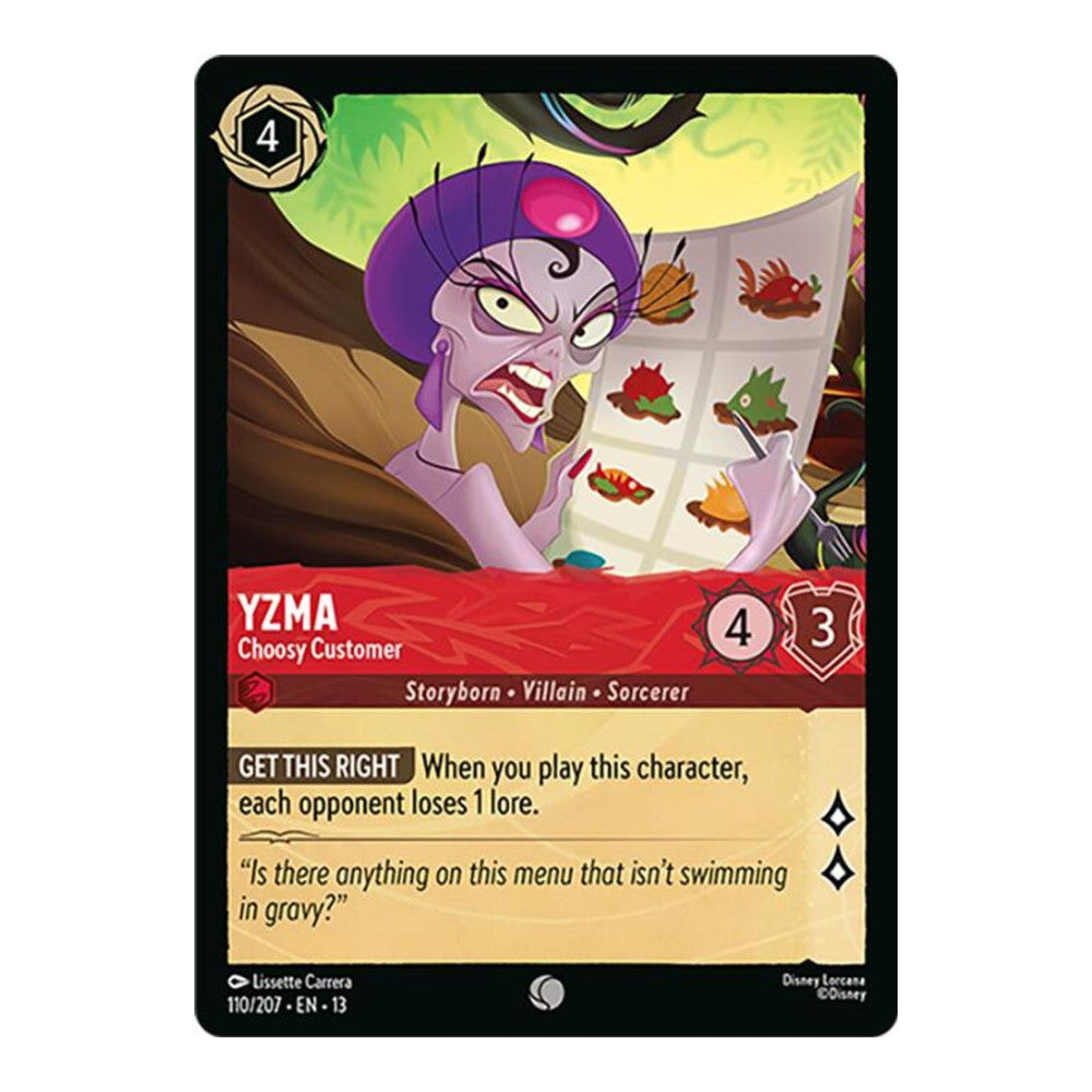 Attack of the Vine! (13) - Yzma - Choosy Customer (#110/207) (Near Mint)