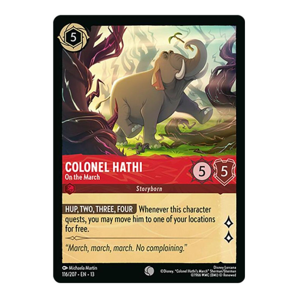 Attack of the Vine! (13) - Colonel Hathi - On the March (#116/207) (Near Mint)