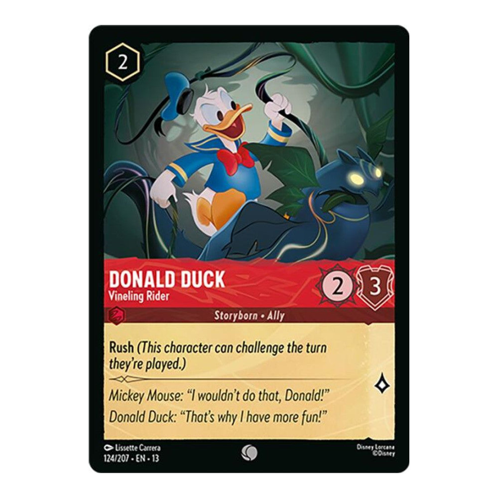 Attack of the Vine! (13) - Donald Duck - Vineling Rider (#124/207) (Near Mint)