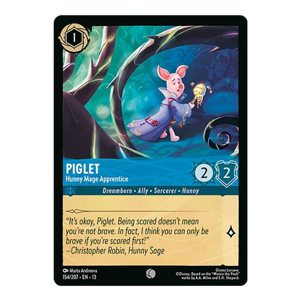 Attack of the Vine! (13) - Piglet - Hunny Mage Apprentice (#154/207) (Near Mint)