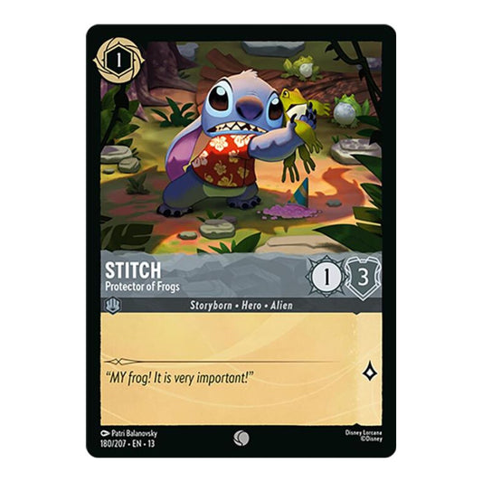 Attack of the Vine! (13) - Stitch - Protector of Frogs (#180/207) (Near Mint)