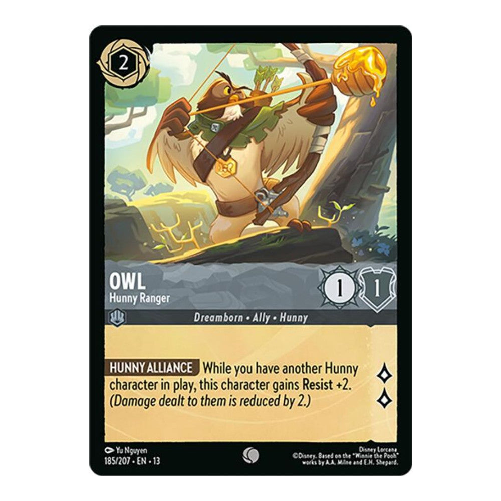 Attack of the Vine! (13) - Owl - Hunny Ranger (#185/207) (Near Mint)