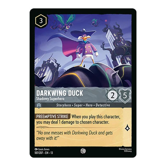 Attack of the Vine! (13) - Darkwing Duck - Shadowy Superhero (#187/207) (Near Mint)