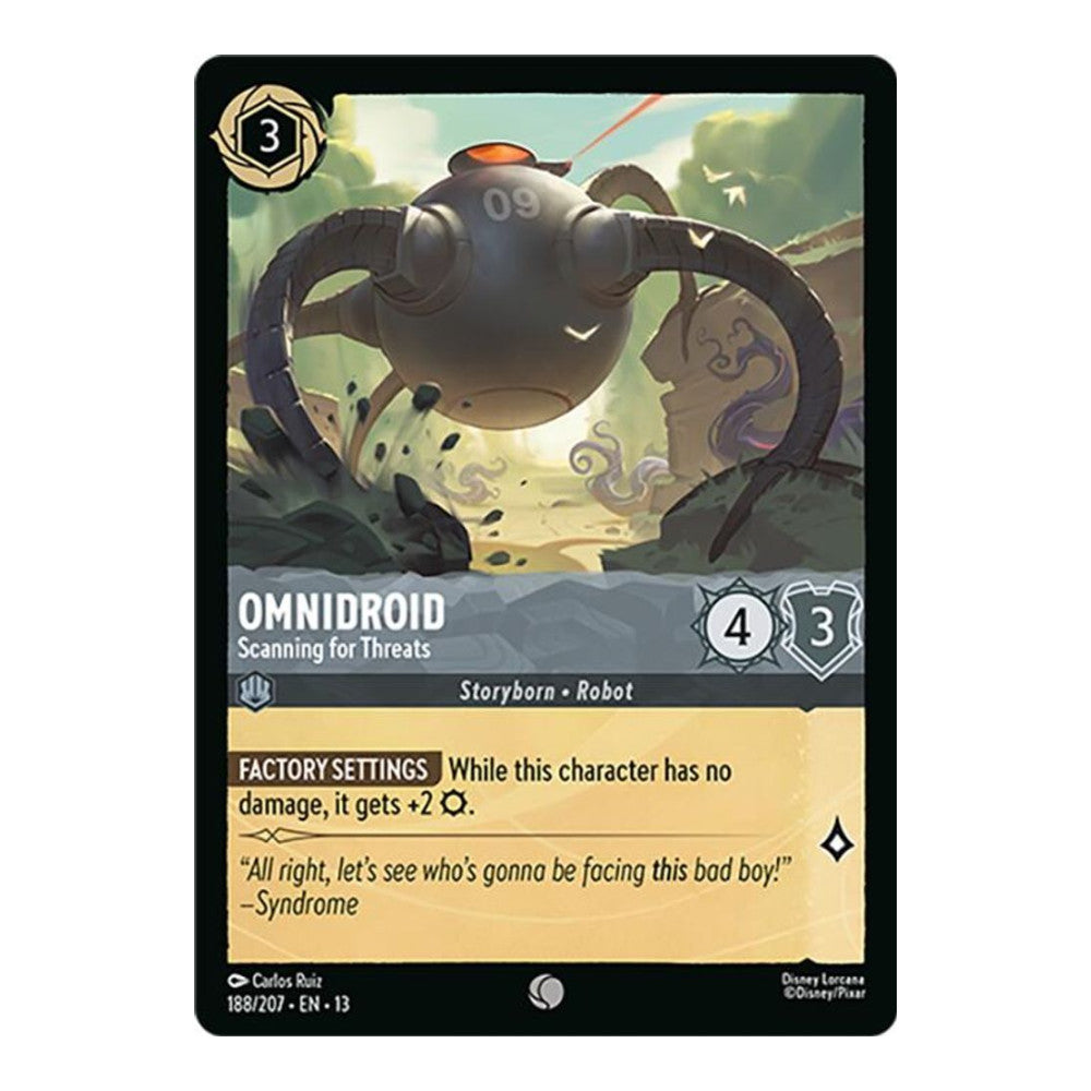 Attack of the Vine! (13) - Omnidroid - Scanning for Threats (#188/207) (Near Mint)