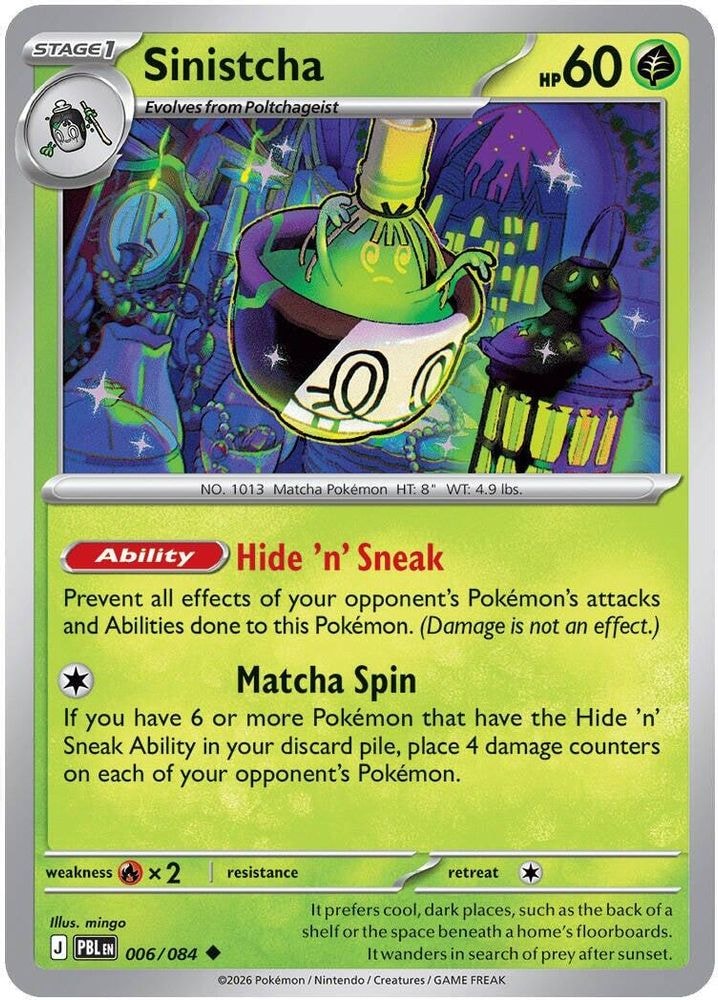 ME05: Pitch Black (PBL) - Sinistcha (#006/084, Uncommon)