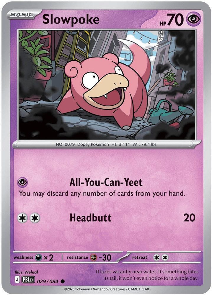 ME05: Pitch Black (PBL) - Slowpoke (#029/084, Common)