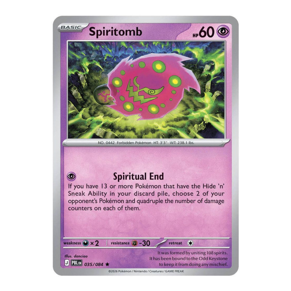 ME05: Pitch Black (PBL) - Spiritomb (#035/084)