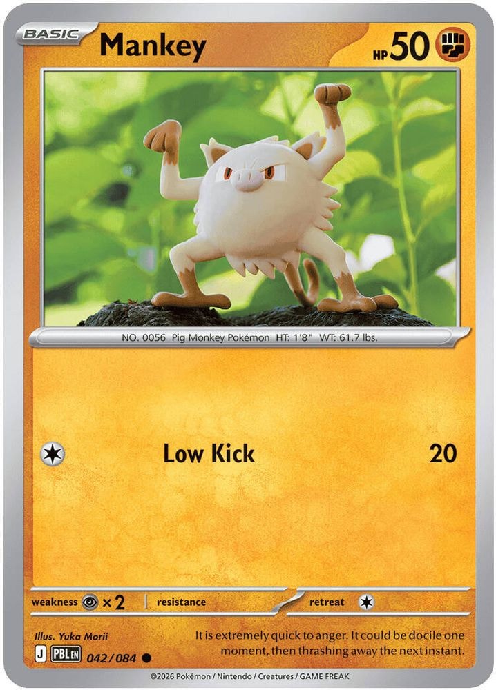 ME05: Pitch Black (PBL) - Mankey (#042/084, Common) ()