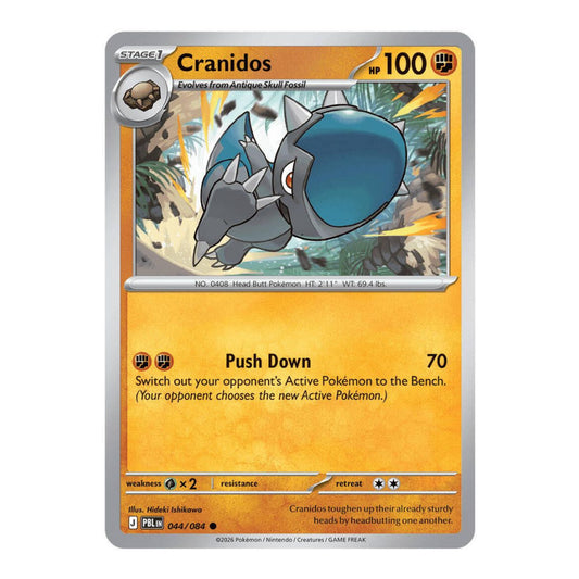 ME05: Pitch Black (PBL) - Cranidos (#044/084) (Near Mint)