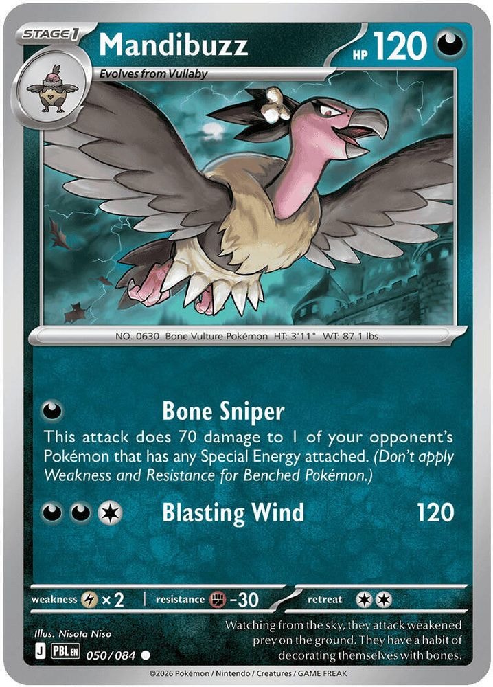 ME05: Pitch Black (PBL) - Mandibuzz (#050/084, Common) ()