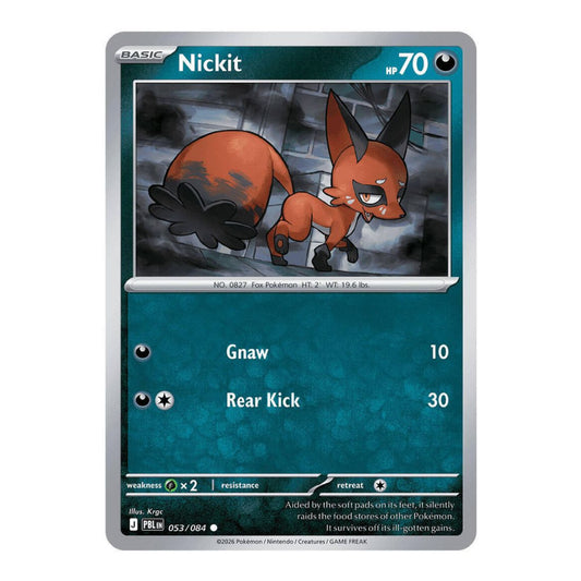 ME05: Pitch Black (PBL) - Nickit (#053/084) (Near Mint)