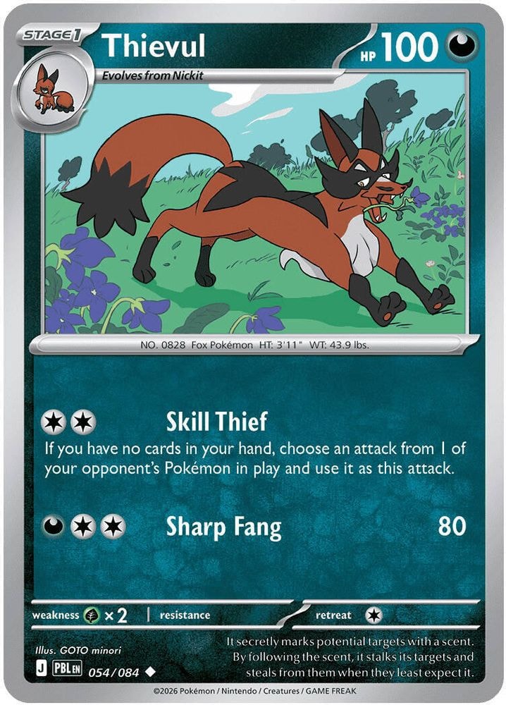 ME05: Pitch Black (PBL) - Thievul - 054/084 (#054/084, Uncommon) ()