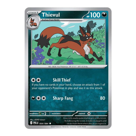 ME05: Pitch Black (PBL) - Thievul 054 084 (#054/084) (Near Mint)