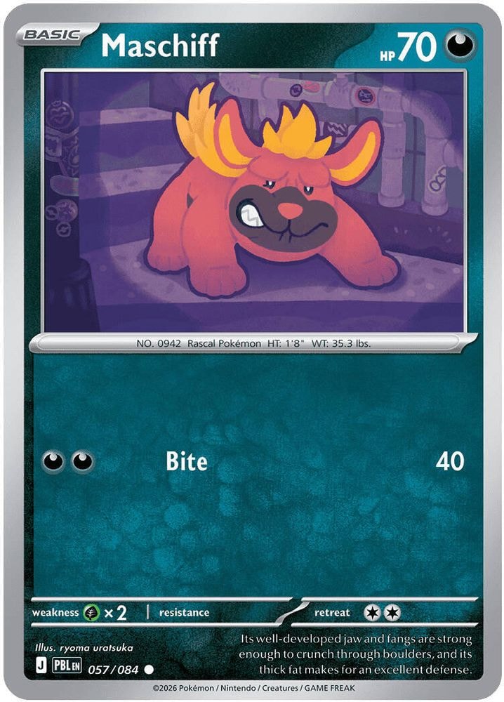 ME05: Pitch Black (PBL) - Maschiff (#057/084, Common) ()