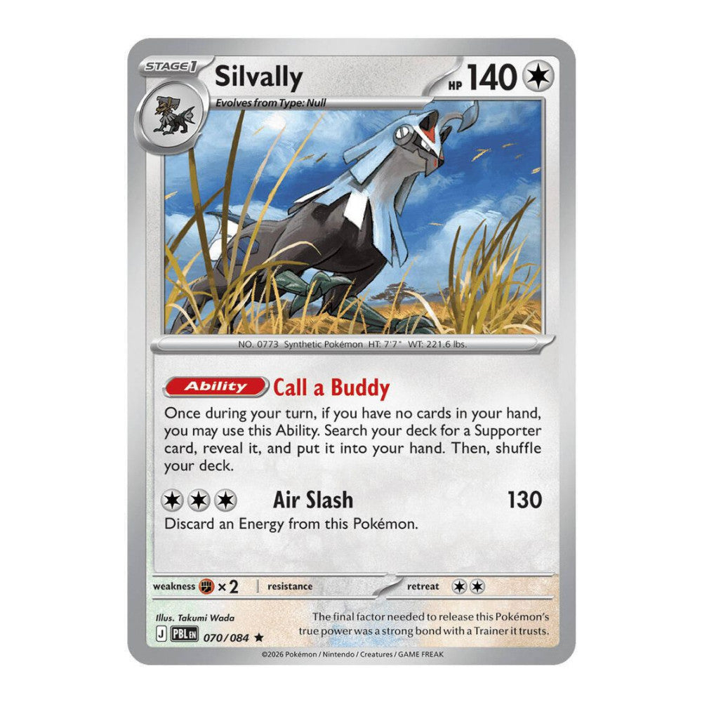ME05: Pitch Black (PBL) - Silvally - 070/084 (#070/084) (Near Mint)