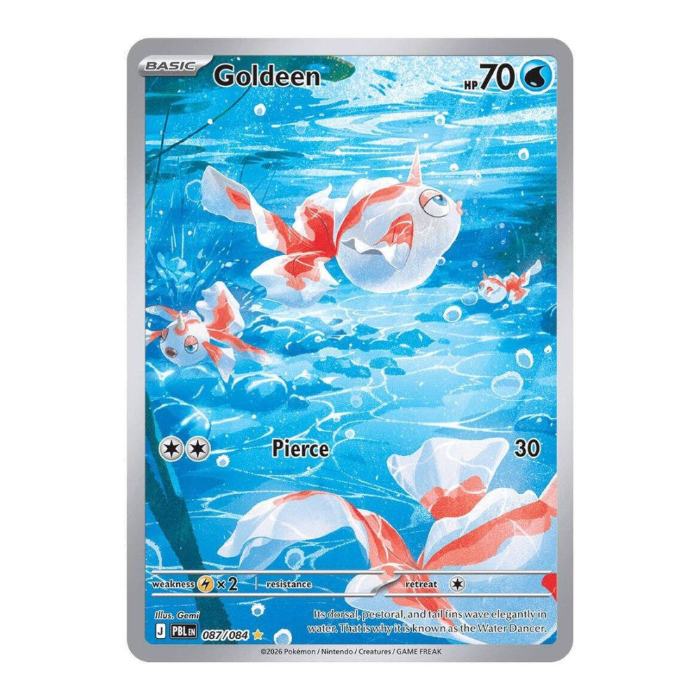ME05: Pitch Black (PBL) - Goldeen 087 084 (#087/084) (Near Mint)