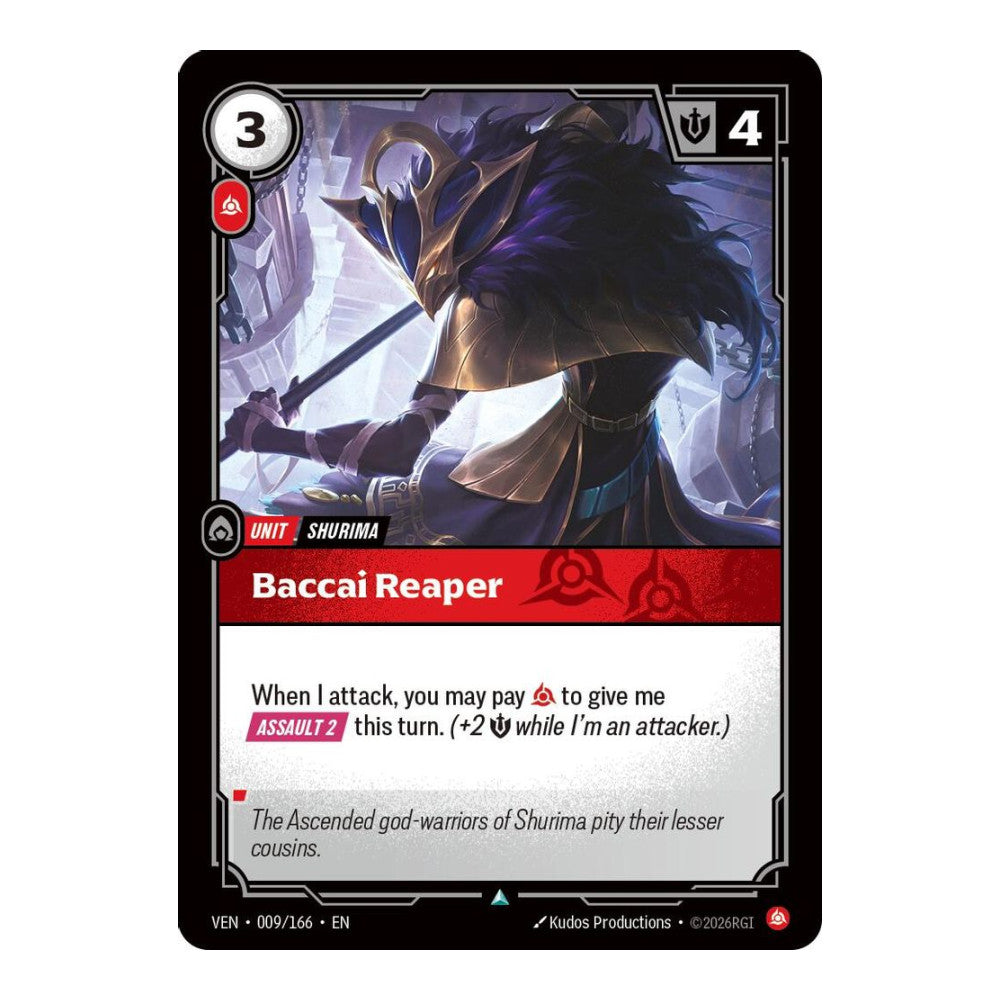 Vendetta (VEN) - Baccai Reaper (#009/166) (Near Mint)