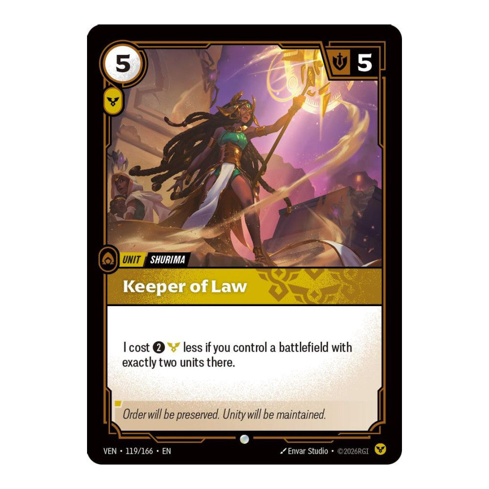Vendetta (VEN) - Keeper of Law (#119/166) (Near Mint)
