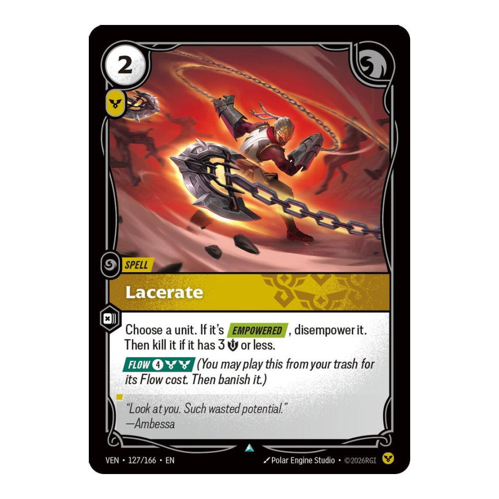 Vendetta (VEN) - Lacerate (#127/166) (Near Mint)