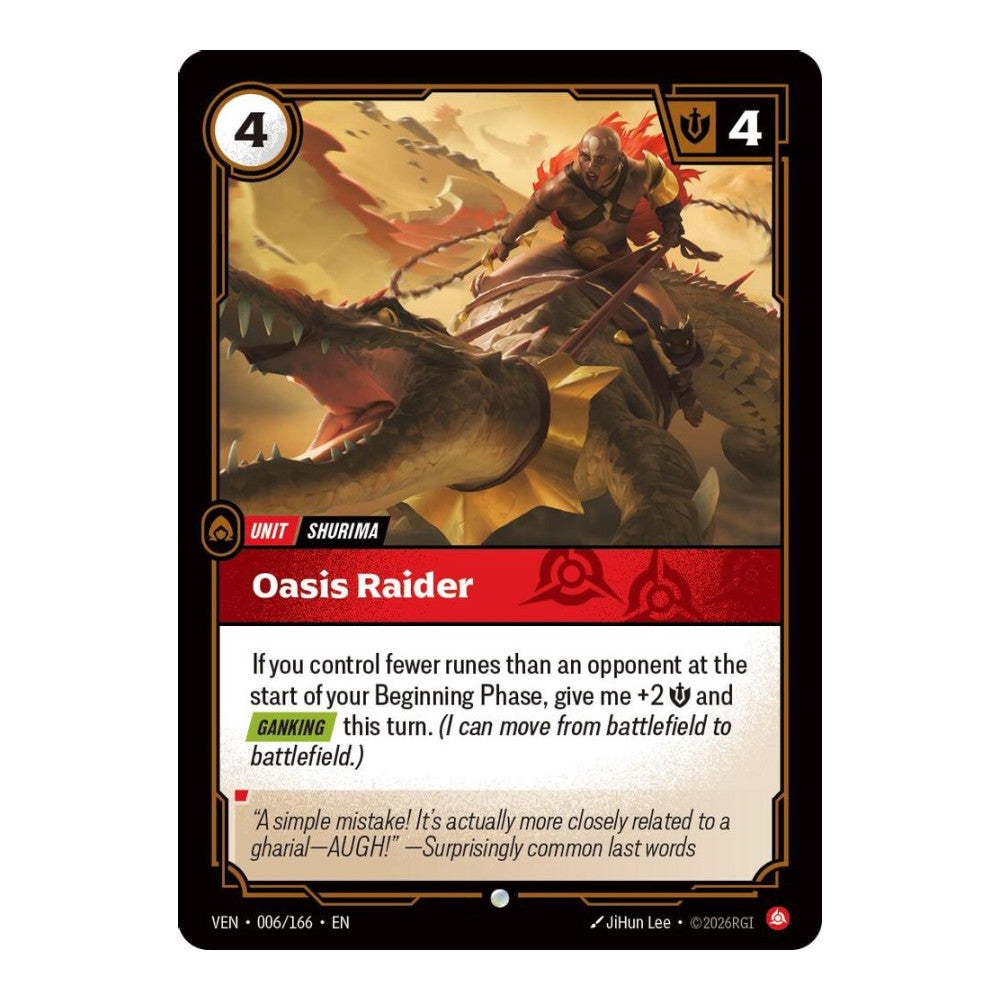 Vendetta (VEN) - Oasis Raider (#006/166) (Near Mint)