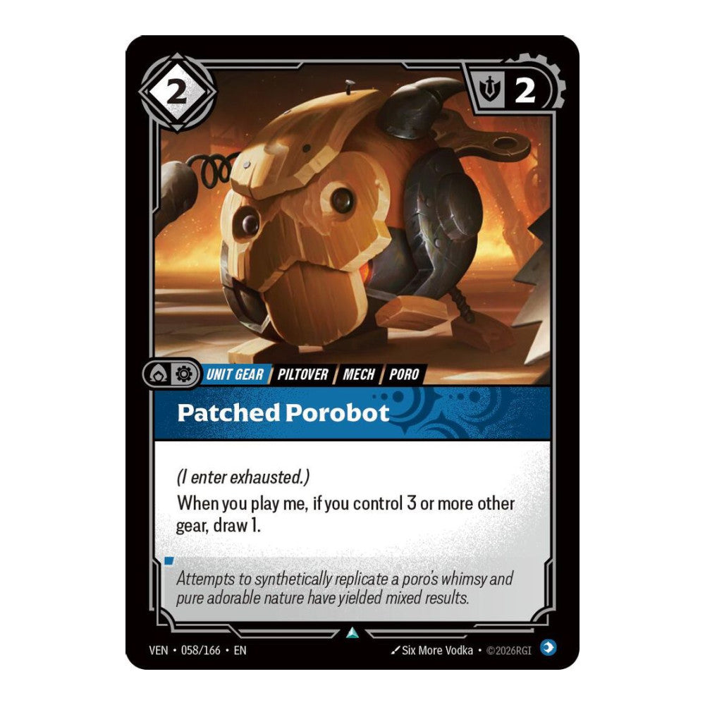 Vendetta (VEN) - Patched Porobot (#058/166) (Near Mint)