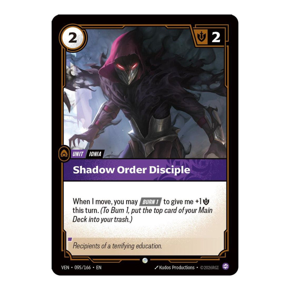 Vendetta (VEN) - Shadow Order Disciple (#095/166) (Near Mint)