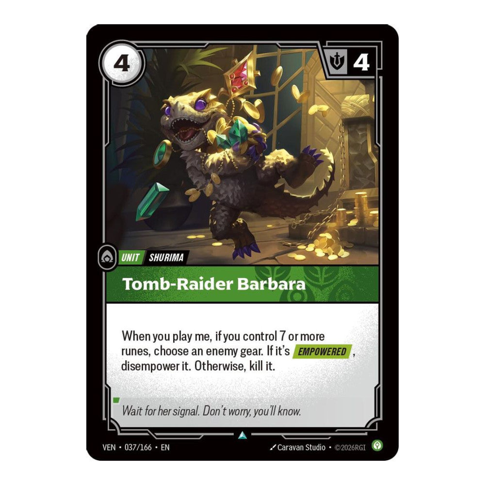 Vendetta (VEN) - Tomb-Raider Barbara (#037/166) (Near Mint)
