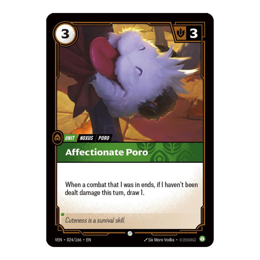 Vendetta (VEN) - Affectionate Poro (#024/166) (Near Mint)