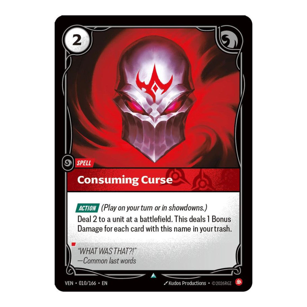 Vendetta (VEN) - Consuming Curse (#010/166) (Near Mint)