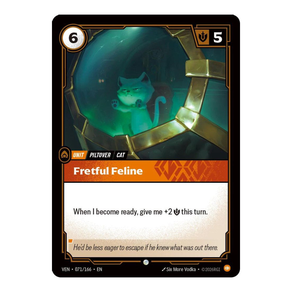 Vendetta (VEN) - Fretful Feline (#071/166) (Near Mint)