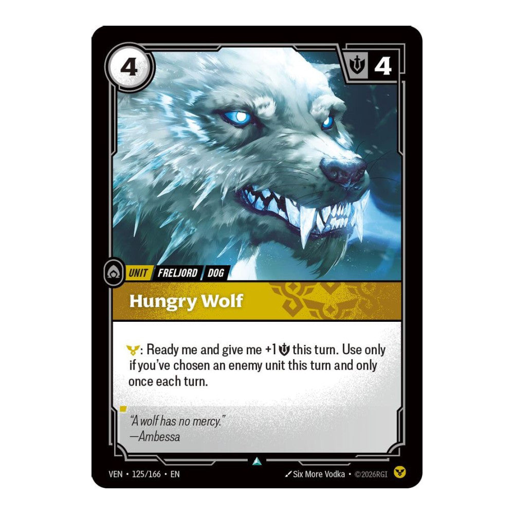 Vendetta (VEN) - Hungry Wolf (#125/166) (Near Mint)