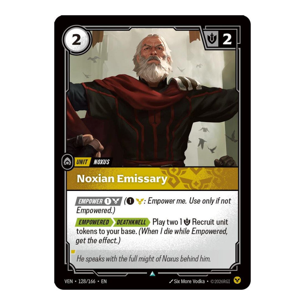 Vendetta (VEN) - Noxian Emissary (#128/166) (Near Mint)