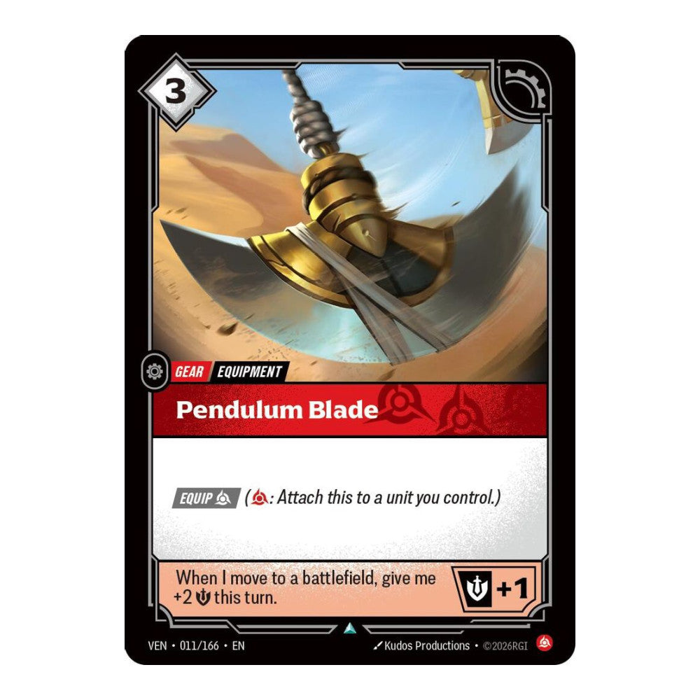 Vendetta (VEN) - Pendulum Blade (#011/166) (Near Mint)