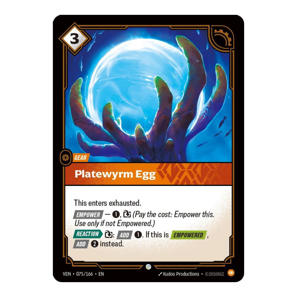 Vendetta (VEN) - Platewyrm Egg (#075/166) (Near Mint)