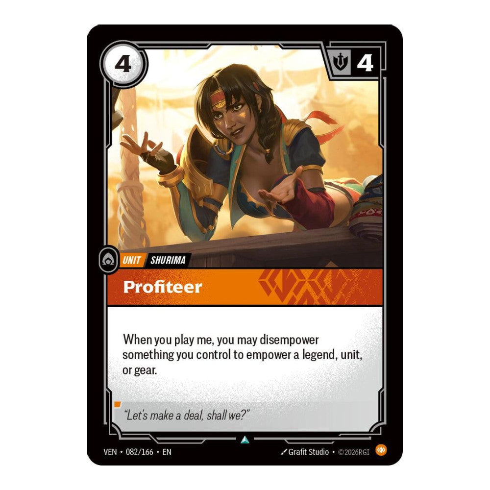 Vendetta (VEN) - Profiteer (#082/166) (Near Mint)