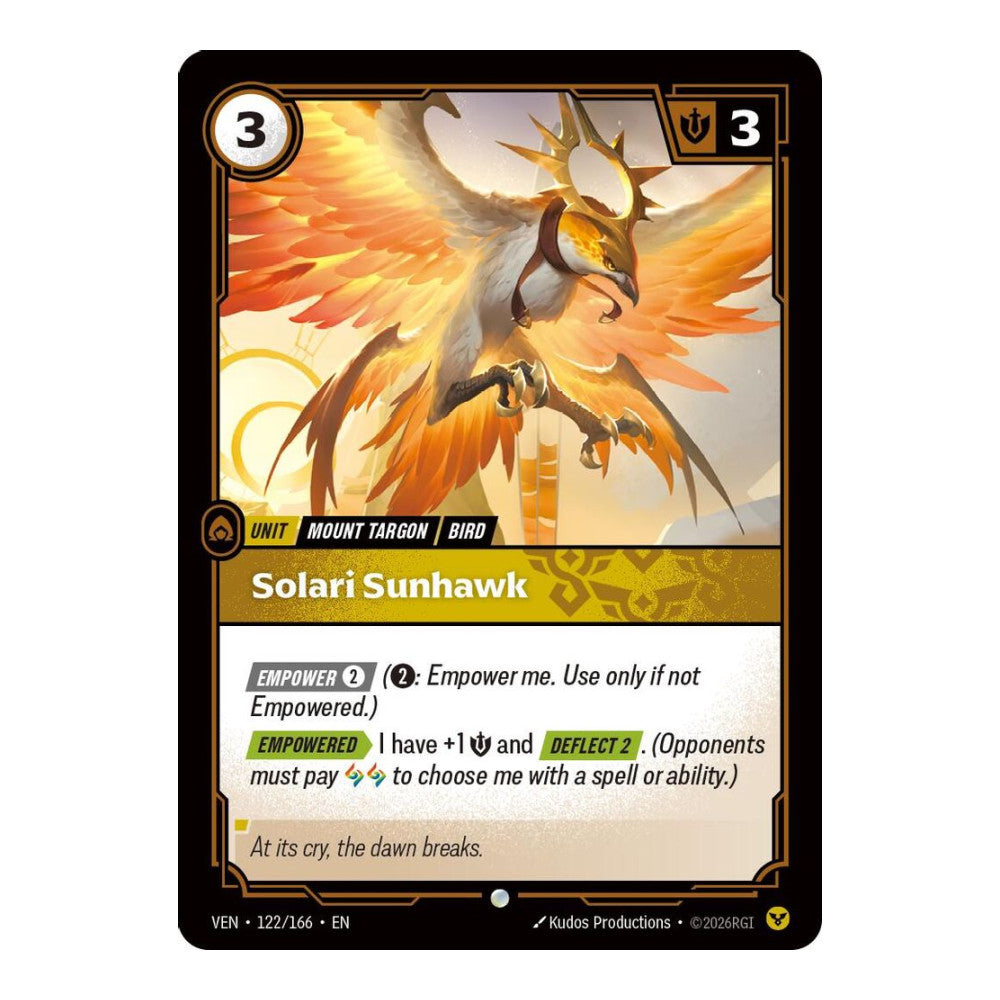 Vendetta (VEN) - Solari Sunhawk (#122/166) (Near Mint)