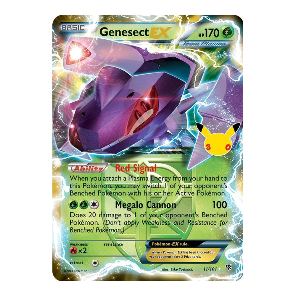 ME: 30th Celebration Classic Collection (30C) - Genesect EX (Team Plasma) (#11/101) (Near Mint)