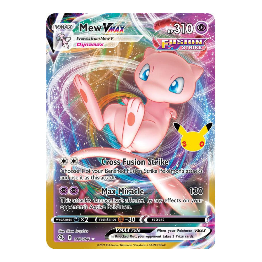 ME: 30th Celebration Classic Collection (30C) - Mew VMAX (#114/264) (Near Mint)