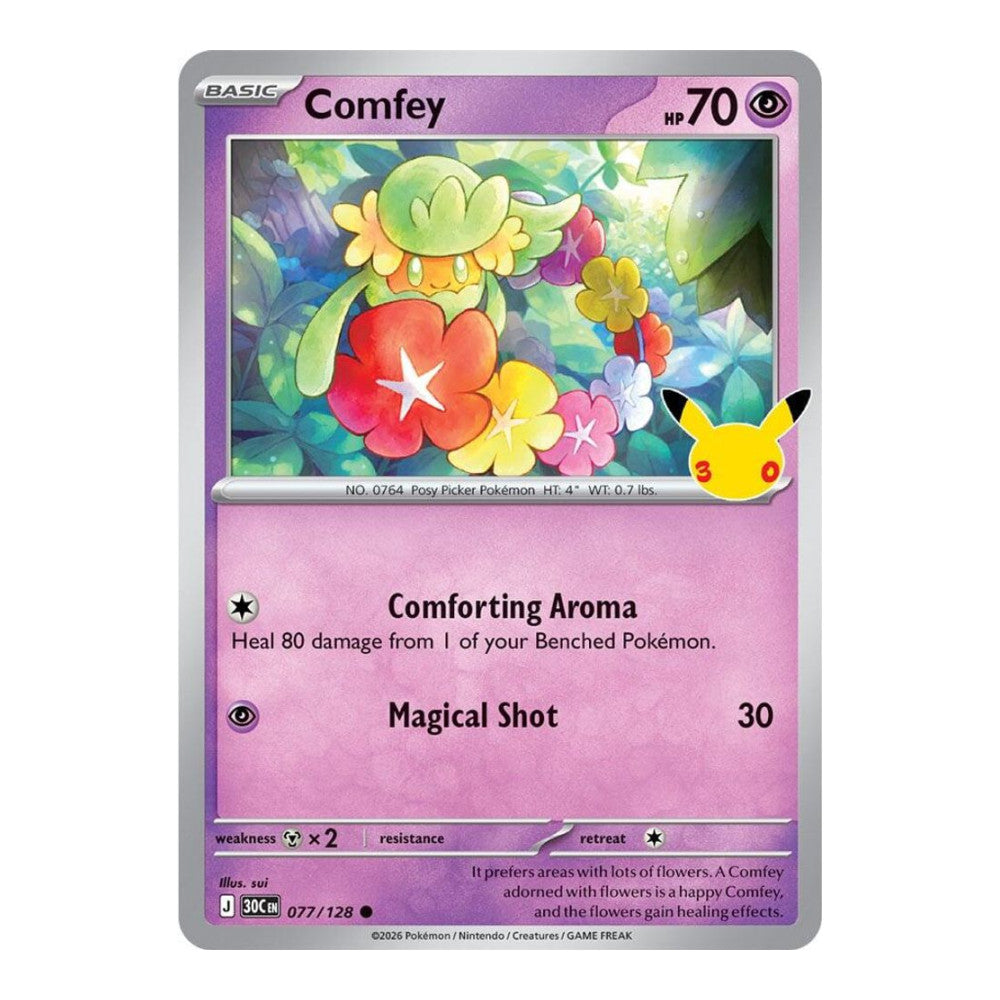 ME: 30th Celebration (30C) - Comfey (#077/128) (Near Mint)